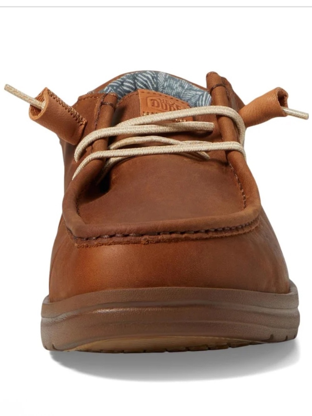 Hey dudes Wally grip Men's Casual Leather shoe - Brown! New in box! 10